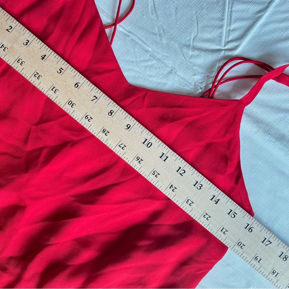 Haute Hippie Criss Cross Strapy BackThe Exit Strategy Silk Mini Dress (Y1) - Picture 11 of 15